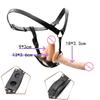 Lesbian Chastity Underwear Bandage Belt with Anal Plugs Penis Multifunctional Sex Toys SM BDSM Unisex Couple Masturbation