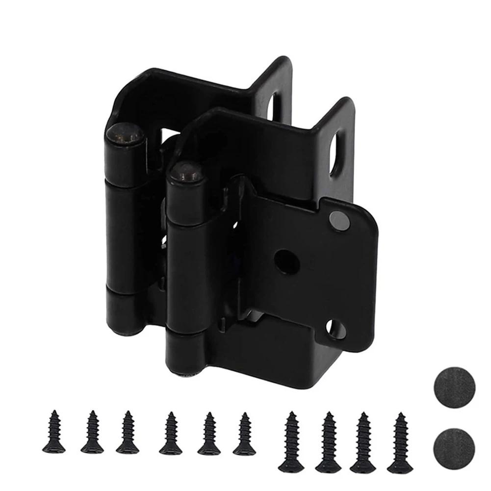 1/2-дюймовая самозакрывающаяся пружинная петля кухонные петли мебельная фурнитура полускрытая накладка самозакрывающиеся петли