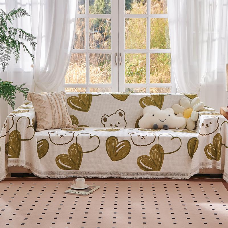 Диванное полотенце Four Seasons Универсальный чехол для дивана Чехол All-Inclusive Cover Cloth Light Luxury High-Custom Sofa Cushion Нескользящая антицарапающая подушка