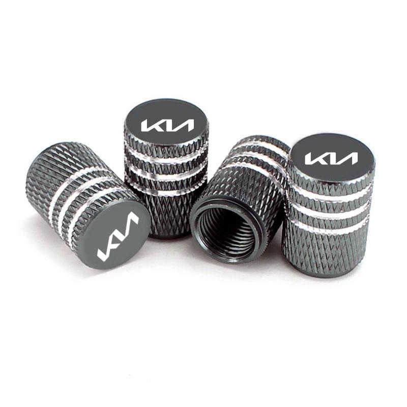 Car Tire Valve Stems Cap Tire Valve Tire Wheel Stem Cap For KIA sportage cerato Optima K2 K3 K4 K5 rio soul stonic Accessories TFLGX1