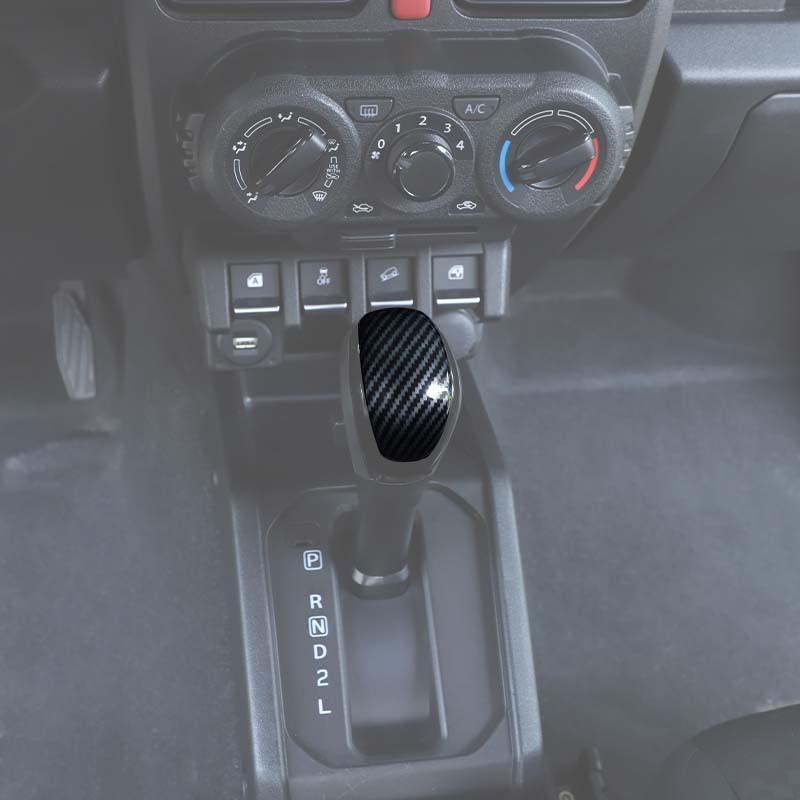 Декоративные наклейки на ручку переключения передач автомобиля ABS для Suzuki Jimny 2019 Up Interior Accessories