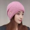 Winter Women's Beanie Stretch Solid Color Warm Pullover Hats for Woman Fashion Men's Cold Hat