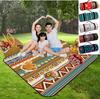 Picnic Blankets Extra Large, Waterproof Foldable Outdoor Beach Blanket,3-Layer Picnic Mat for Camping, Hiking, Travel, Park, Concerts