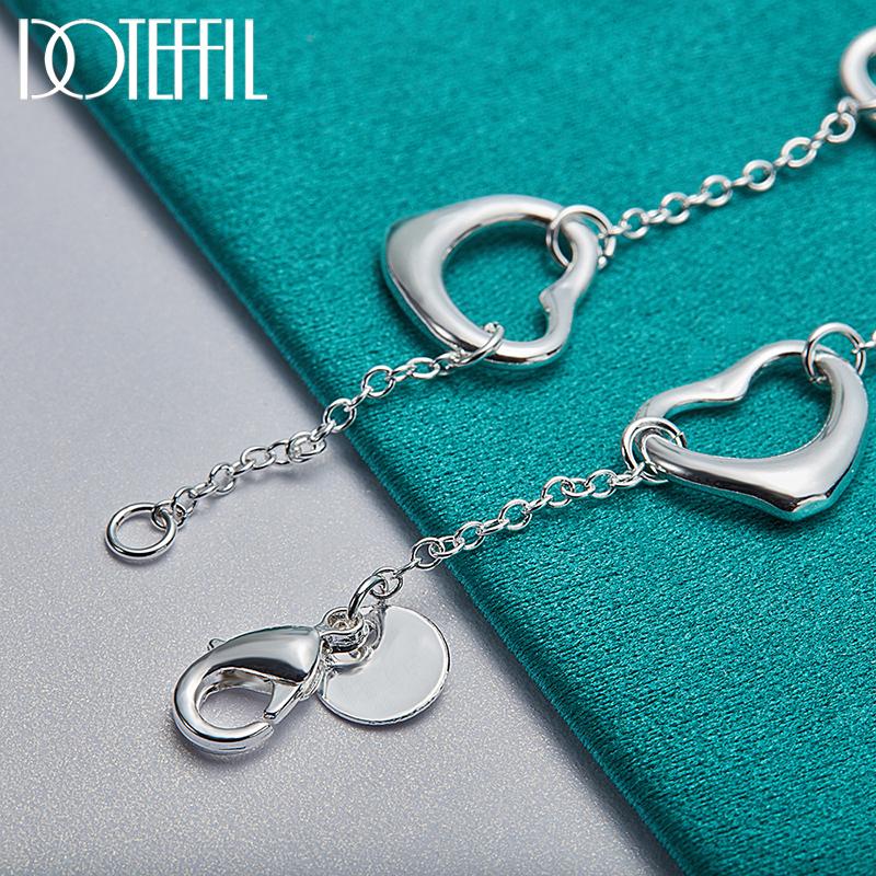 Love Bracelet Silver Romantic Jewelry