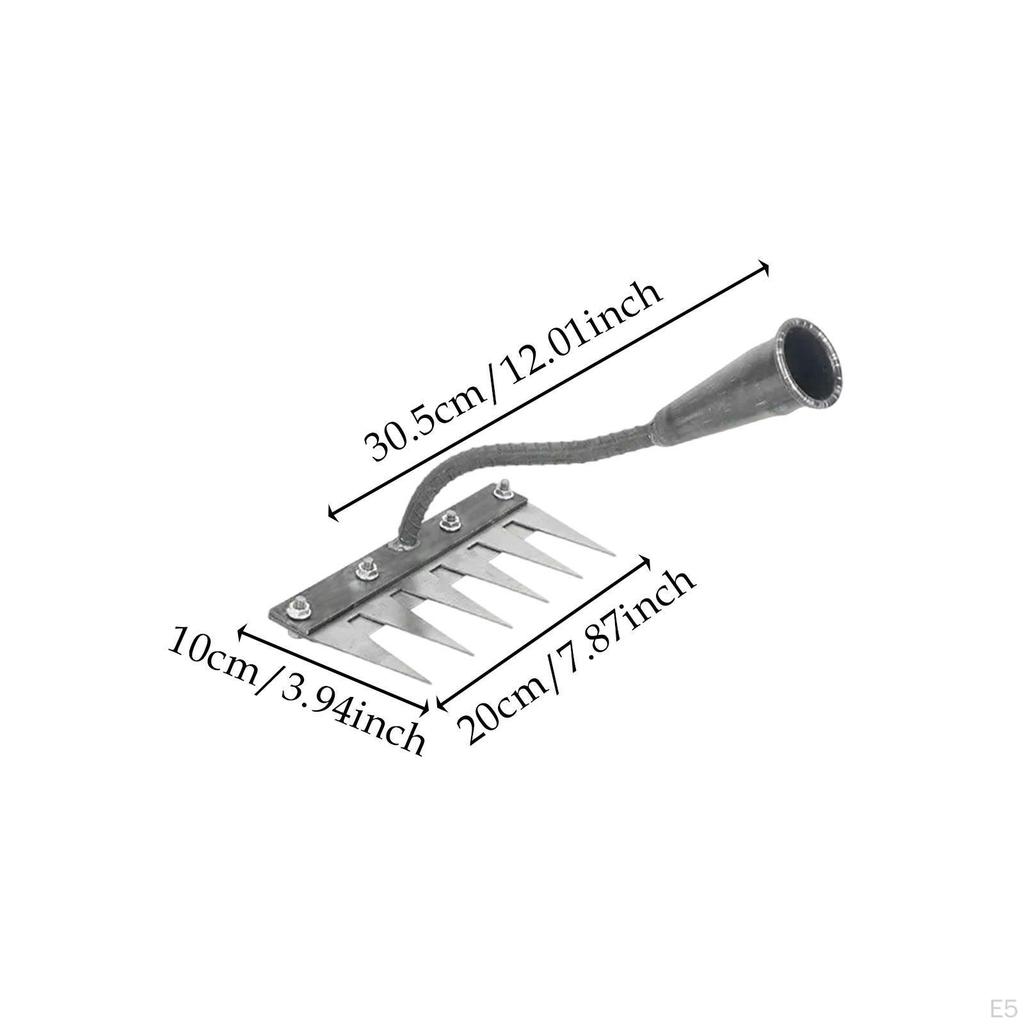 Садовые грабли Простые в использовании Сталь Эффективные Сверхпрочные для ландшафтных дизайнеров Двора На открытом воздухе Домовладельцев Садоводство