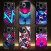 Hazbin Vox H-HotelS Доверьте нам Черный Конфетный Матовый Чехол для iPhone 17,16,15,14,13,12,11,Mini,Pro,E,SE4,XS,MAX
