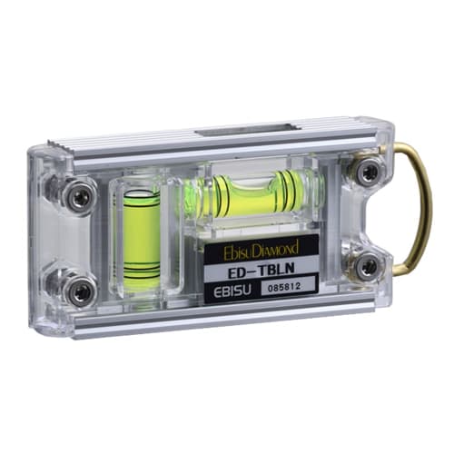 Ebisu Tobi Level, Silver Body/Green Bubble, 10x1.9x4.3cm, ED-TBLN