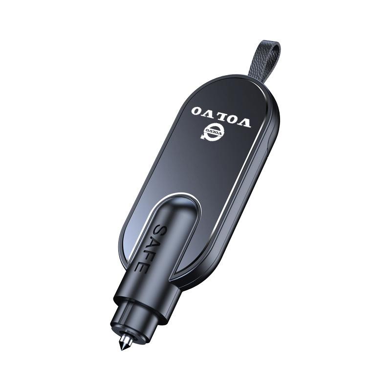 Car Safety Hammer Auto Emergency Glass Window Breaker Tools For Volvo XC60 XC40 V60 V40 XC90 XC70 V50 S60 V70 S90 AWD S80 T6 V90