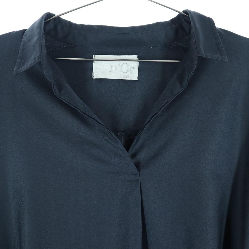 Косметические товары n'Or LABEL Платье с коротким рукавом Длинное платье F черный Женский Б/У