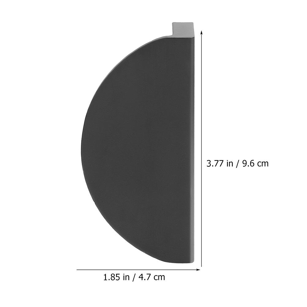 2pcs Half Round Cabinet Pulls 50Mm Easy Install For Kitchen Cupboard Wardrobe Drawer Furniture Door Handles Hardware Fittings