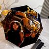B-Bumblebee Umbrella with Automatic Open/Close & Self-8-Rib Heavy-Duty Umbrella, Compact Travel Umbrella Suitable for Outdoor
