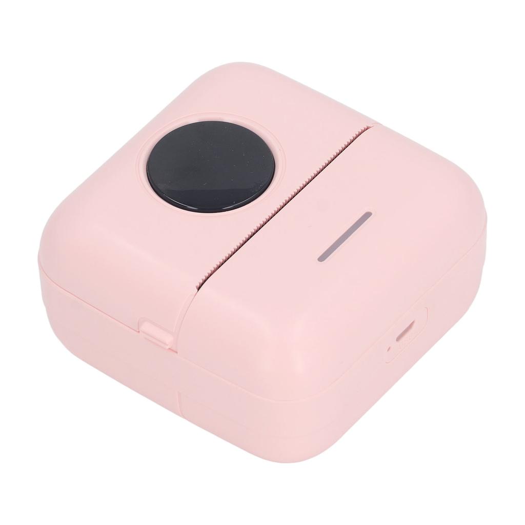 Мини карманный термопринтер портативный беспроводной принтер высокой четкости с 5 рулонами бумаги для