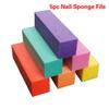 5PCS Nail Buffers Sponge File for UV Gel White Nail File Buffer Block Polish Manicure Pedicure Sanding Nail Art Tool Beauty Health