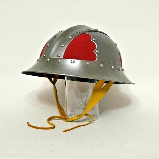 14 Калибр Сталь Средневековый Морган Библия Железная Шляпа Шлем Викинг Рыцарь Шлем Реплика