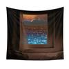Настенный гобелен с океаном, пейзаж, лес, водопад, гобелен, настенный гобелен, настенный ковер, пляжный гобелен, домашний декор