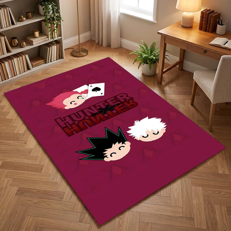 HUNTER×HUNTER (1) Офисные ковры, подходящие для гостиных, спален, офисов и кухонь, подарок для современного домашнего декора