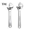 Precision Worm Gear Tool Adjustable Wrench, Wide Jaw Opening 8/10 Inch Versatile Metal Tightening for Plumbing Automotive Repair Home Improvement High
