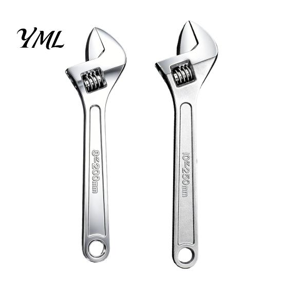 Precision Worm Gear Tool Adjustable Wrench, Wide Jaw Opening 8/10 Inch Versatile Metal Tightening for Plumbing Automotive Repair Home Improvement High