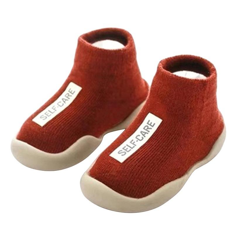 Нескользящие носки на мягкой подошве для малышей, обувь для прогулок в помещении и на улице, дышащая обувь для раннего образования