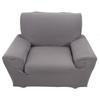 Чехлы для одноместного дивана 1 местный, высокоэластичные, мягкие чехлы для дивана, серые