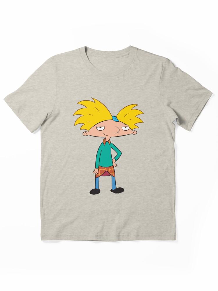 Hey Arnold! Hey Arnold! Iconic Cool Arnold Pose Big Chest Portrait Essential Unisex T-Shirt