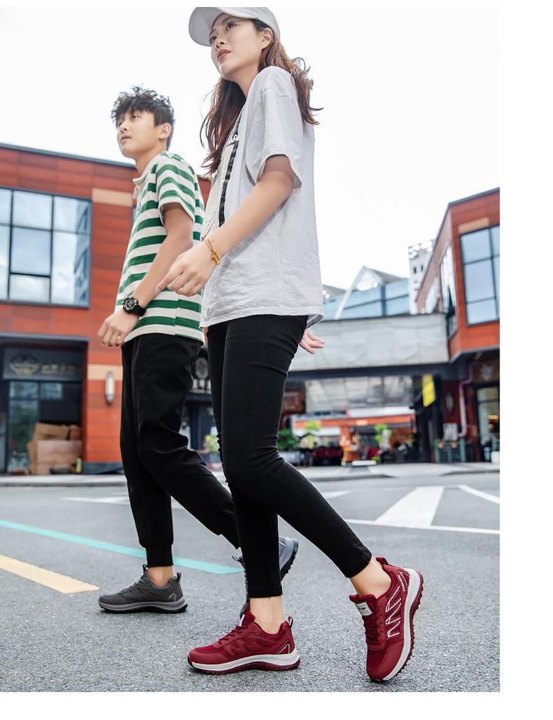 Men's Summer Outdoor Walking & Running Shoes - Breathable Mesh, Non-Slip, Soft Sole, Suitable for Middle-Aged & Elderly.