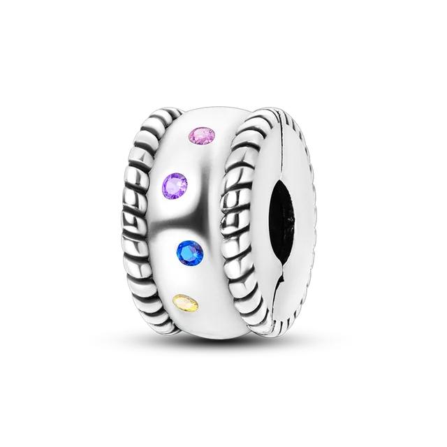 Стерлингового серебра 925 пробы, зеленая бабочка, цветок, стрекоза, подходит Pandora, оригинальные эмалированные подвески Pulsera, подвески, сделай сам, подарки для изготовления ювелирных изделий