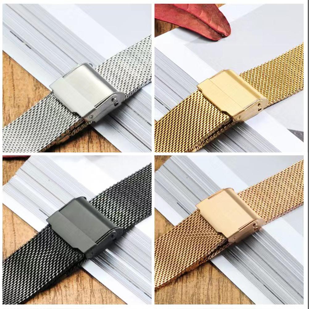 22/20 мм металлический сетчатый ремень из нержавеющей стали ремешки для часов модные нержавеющие ремешки для часов многоразовые прочные ремешки для большинства часов