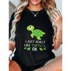 Милая футболка с принтом черепахи черная Я просто очень люблю черепах Ок Графическая футболка для женщин Повседневный летний наряд Пляжная одежда