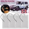 Universal Car Seat Heated Heating Heater Carbon Fiber Car Seat Heat Pads Kit Cushion Mat Winter Warmer Seat Covers Set