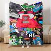 Custom Name Monkey Name Collage Party Blanket For Couch Bed Plush Cozy Fuzzy Blanket Super Soft Warm Blankets For Fall And Winter 091697