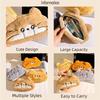Funny Cat Cartoon Pencil Case Kawaii Stationery Storage Bag Cat Pencil Pouch  School Supplies