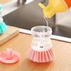 1 шт. кухонная щетка для мытья посуды, астронавт, моющие принадлежности с автоматическим дозатором жидкого мыла, бытовые чистящие принадлежности