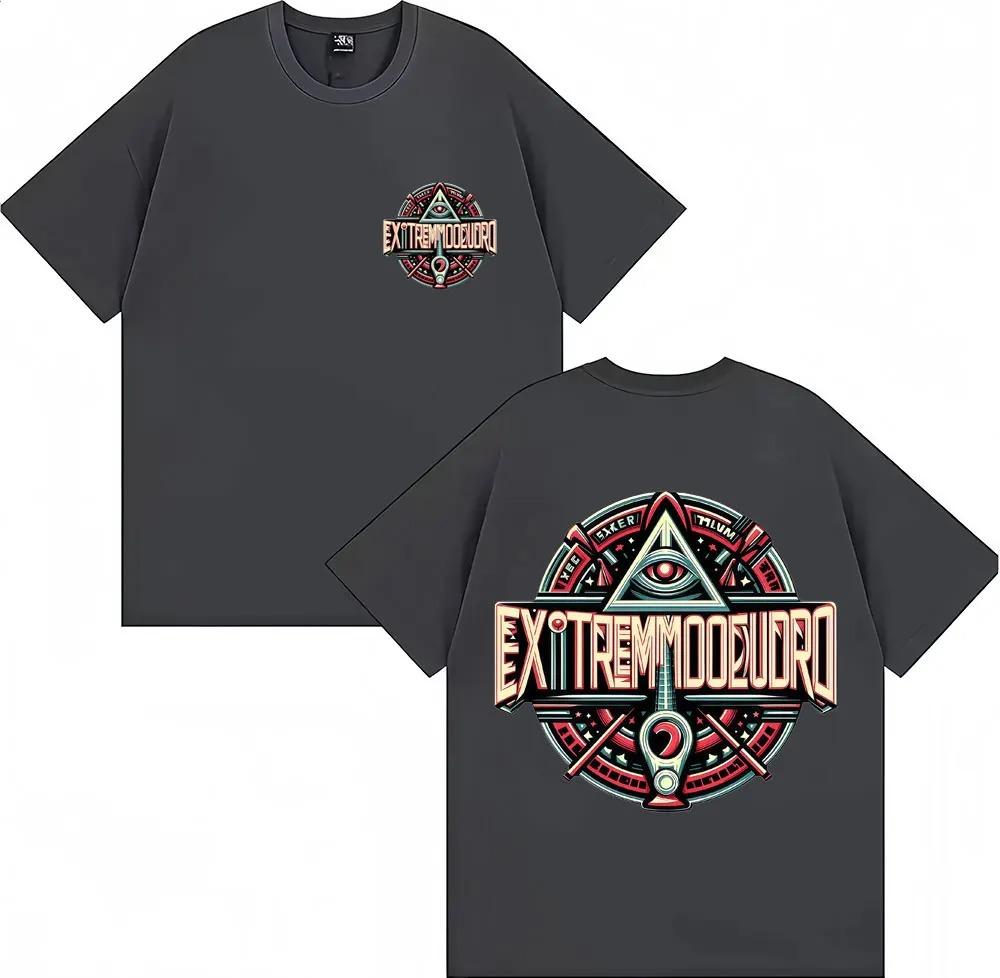 EXTREMODURO Graphic TShirt Unisex Trendy Hip Hop Punk Classic 100 Cotton Oversized Casual Streetwear Women And Men Tshirts