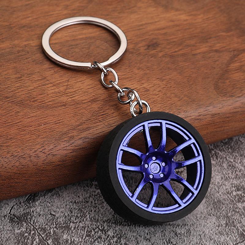Креативный брелок для ключей, высококачественный, прочный, персонализированный, модифицированный автомобильный брелок для ключей в виде колеса, шины, металлический брелок для ключей в виде сумки с подвеской