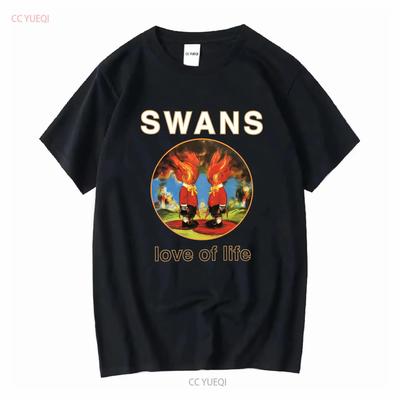 Футболка Swans Band Love of Life Список песен Полный размер S 5XL BE2770 с длинным или коротким рукавом винтажная стираная дизайнерская одежда