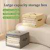 Складной ящик для хранения одежды Складной контейнер для хранения с прозрачным окном Усиленные ручки Застежка-молния Хранение одеяла