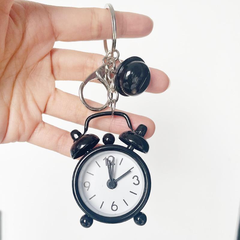 Миниатюрный металлический брелок-будильник для автомобиля - идеально подходит для детей, студентов, сумок и подарков!