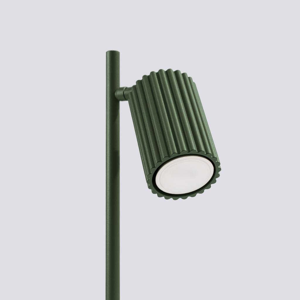 Lampa Biurkowa Karbon 1 Gu10 Zielony Oliwkowy Alu Sollux Sl.1624