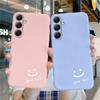 Couple Patterned Soft Silicone Case For Samsung A55 A35 S24 M35 Xiaomi Redmi Note 13 iPhone 15 Huawei Honor Realme Camera Protective Shockproof Cover
