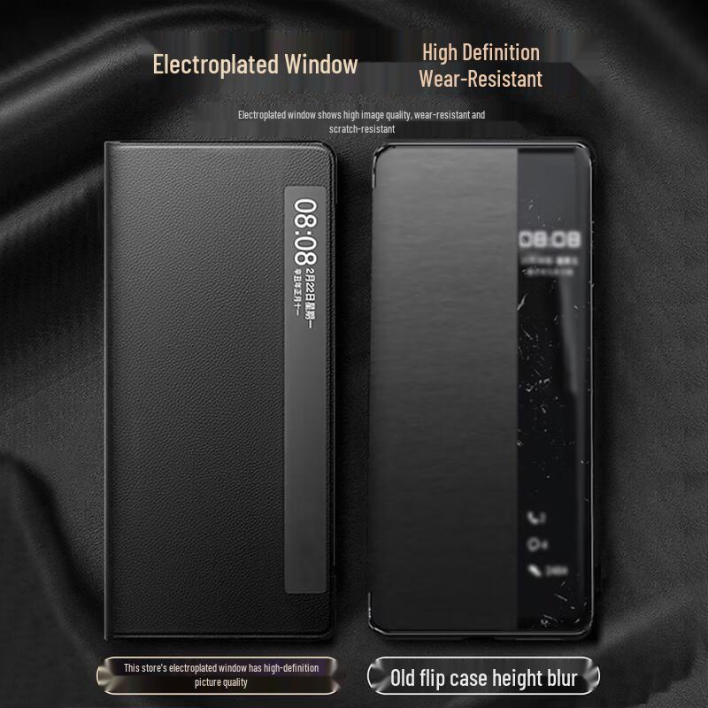 KOOLIFE Оригинальный кожаный чехол-книжка с окном для Honor Magic V6