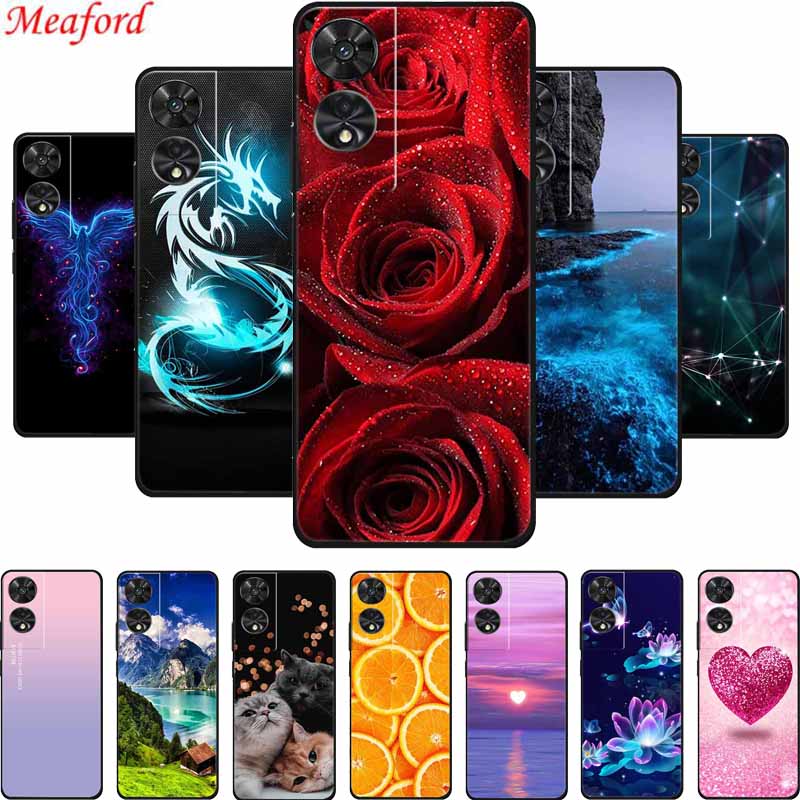 Phone Case For TCL 505 Back Cover Case Shockproof Black Silicone Soft Funda For TCL 505 Case 6.75" Coque For TCL505 Shell Capas