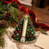 Hanging Gift Box for Cash Christmas Ornament, Acrylic Money Holder, Funny Xmas Holder Presents Tree/Bow/Santa/Bell Shaped Decoration Tree, Stocking