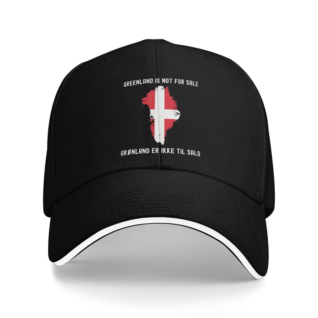 Dänemark Flagge Grönland ist nicht zum Verkauf Übersetzung Grönland Men Women Baseball Caps Dad Hat Headwear Snapback Hat
