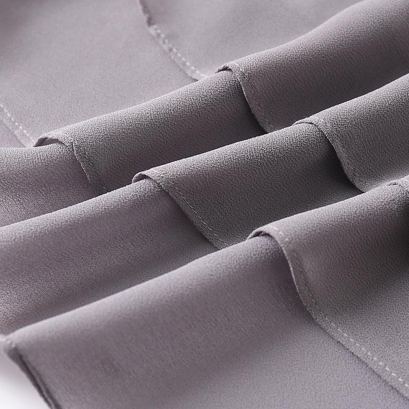 Chic Women's Suit: Mesh Sleeve Top & Wide-Leg Pants Set for Stylish Middle-Aged and Elderly Moms