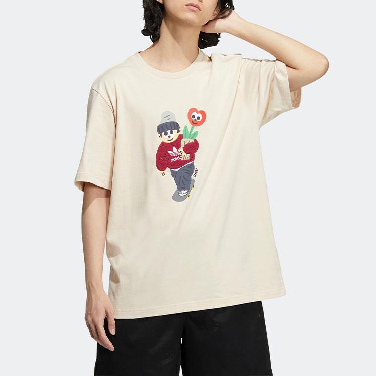 adidas Оригиналы x Шарр Морита Футболка Унисекс Абрикосовая HR3474
