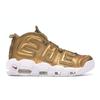 Кроссовки унисекс Supreme x Air More Uptempo Metallic Gold Белые 902290-700