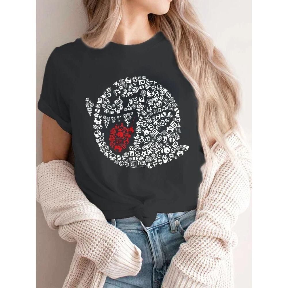 Забавная футболка с графическим портретом Бу Летняя футболка с круглым вырезом, свободным коротким рукавом, мужская футболка, новая мода, футболки, S-4XL