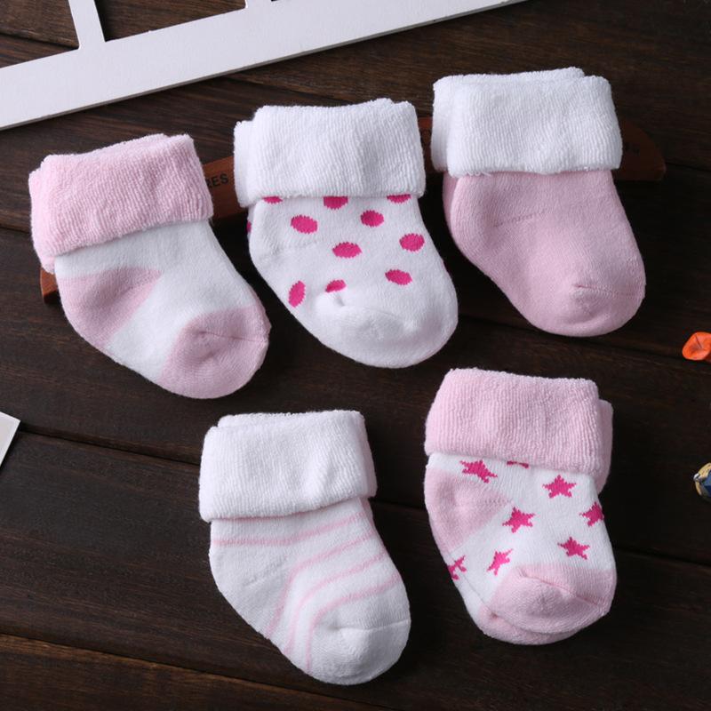 Newborn Boy Girl Socks Kiddiezoom Baby Accessories Cotton Unisex