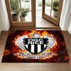 OGC Nice FC Design Crystal Velvet Rug Soft Decorative Mat for Bedroom Entrance